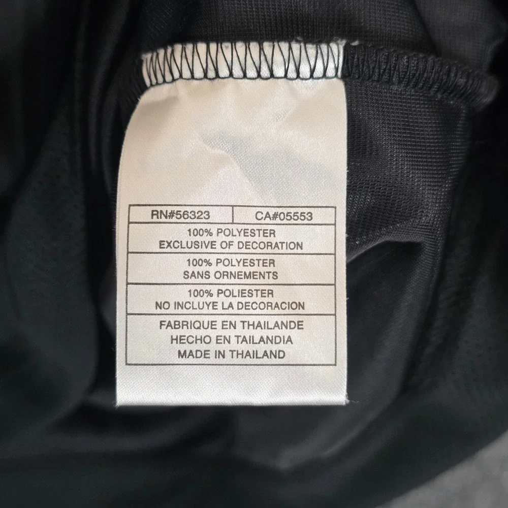 VTG Nike Quarter Zip Pullover Mens‎ XXL Black Track Jacket Training Activewear